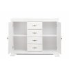 Komoda IMPERIO 4 zásuvky bílá 128 x 97 x 46 cm 3
