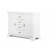 Komoda IMPERIO 4 zásuvky bílá 128 x 97 x 46 cm 1