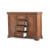 Komoda IMPERIO 4 zásuvky hnědá 128 x 97 x 46 cm 4