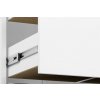 Komoda BUBO 3 zásuvky bílá buk 74 x 95 x 40 cm 3