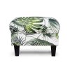 Taburet MILES vzor monstera 02