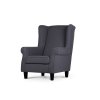 Křeslo MILES tmavě šedé 10