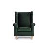Křeslo MILES tmavě zelené 05