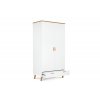 Skříň se zásuvkou FRISK bílá 100 x 195 x 58 cm 3