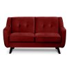 Pohovka TERSO dvojmístná červená 1