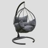 Závěsné houpací křeslo MAVERA antracit, černé