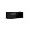 Televizní stolek MOON 100 cm černý/černý lesk-2