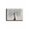 Obraz na plátně STROM S BÍLÝMI KVĚTY 70 cm 
