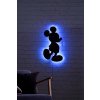 Nástěnná dekorace MICKEY MOUSE s led osvětlením 30 cm modrá 