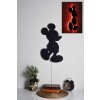 Nástěnná dekorace MICKEY MOUSE s led osvětlením 30 cm červená 
