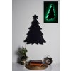 Nástěnná dekorace STROMEK s led osvětlením 41 cm zelená 