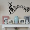 Nástěnná dekorativní samolepka NOTY 86 cm vinyl 