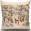 Dekorační polštář JELEN 43 cm polyester/bavlna 