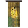 Dekorační závěs reprodukce POLIBEK GUSTAV KLIMT 140 x 260 cm polyester