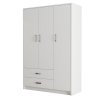 Šatní skříň GRANDE bílá