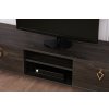 Televizní stolek POSH tmavě hnědá