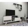 Televizní stolek HADISE bílá antracit