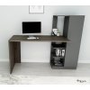 Psací stůl YAGIZ ořech antracit