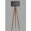 Stojací lampa TRIPOD hnědá šedá