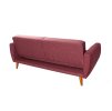 Pohovka s lůžkem ARIA trojmístná bordó červená