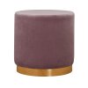 Taburet BAROK fialová