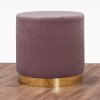 Taburet BAROK fialová