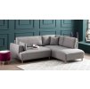 Rohová sedací souprava FELILX EXTRA SOFT pravá světle šedá