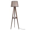 Stojací lampa LAMBADER ořech