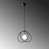 Lustr CIRCLE černá