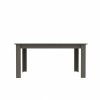 Jídelní stůl LINEA tmavě šedá hnědá