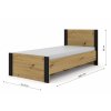 Postel Mondi 90 x 200 dub artisan