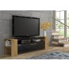 Televizní stolek Livia 160 dub artisan/černý lesk