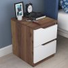 Noční stolek BD103 ořech bílá