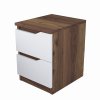 Noční stolek BD106 ořech bílá