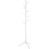 věšák na kabáty volně stojící bílý 1