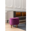 Taburet LIZA fialová