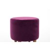 Taburet LIZA fialová