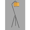 Stojací lampa ABAJURLU černá hořčicová