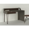 Psací stůl LINEA tmavě šedá hnědá