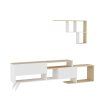 Televizní stěna HADISE bílá dub