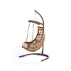 Závěsné houpací křeslo ALACATI hnědé