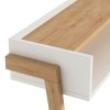 Konzolový stolek EXEN bílý dub