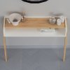 Konzolový stolek EXEN bílý dub