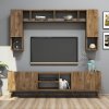 Televizní stěna ELEGANTE ořech