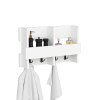 Nástěnný věšák WINK bílý