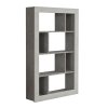 Knihovna LV22 stříbrná antracit