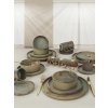 Porcelánová jídelní souprava 20 ks TUBE olivovázelená