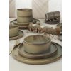 Porcelánová jídelní souprava 20 ks TUBE olivovázelená