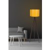 Stojací lampa 102 žlutá ořech