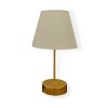 Stolní lampička 203 béžová zlatá